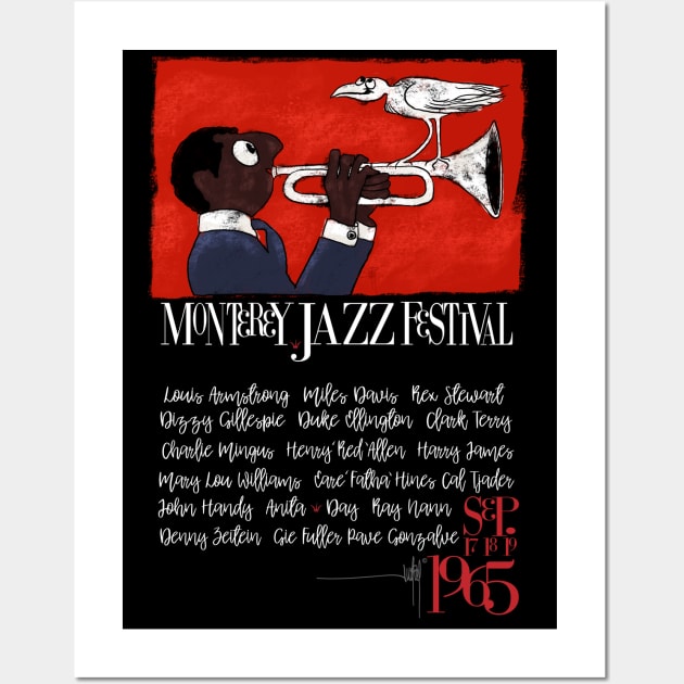 Monterey Jazz Fest 1965 Wall Art by Jun Pagano